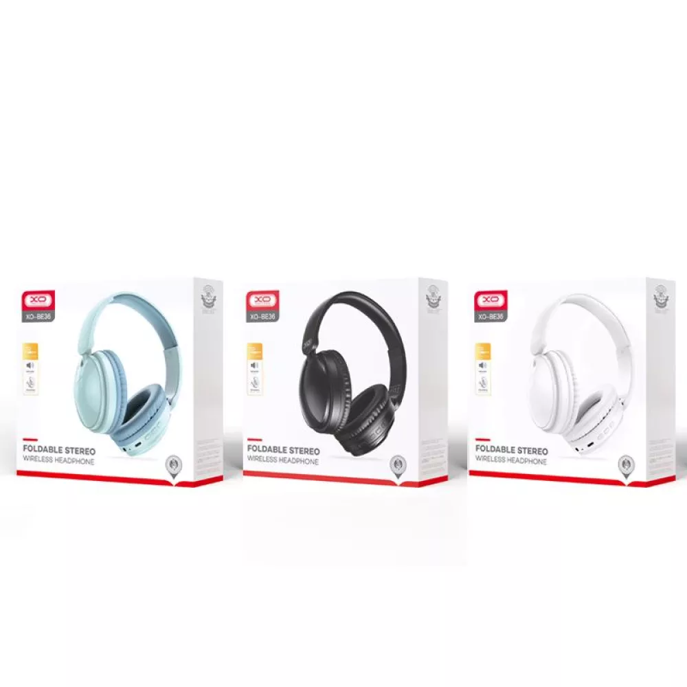 Bluetooth слушалки HF XO - BE36 Crystal Clear, OVER-EAR