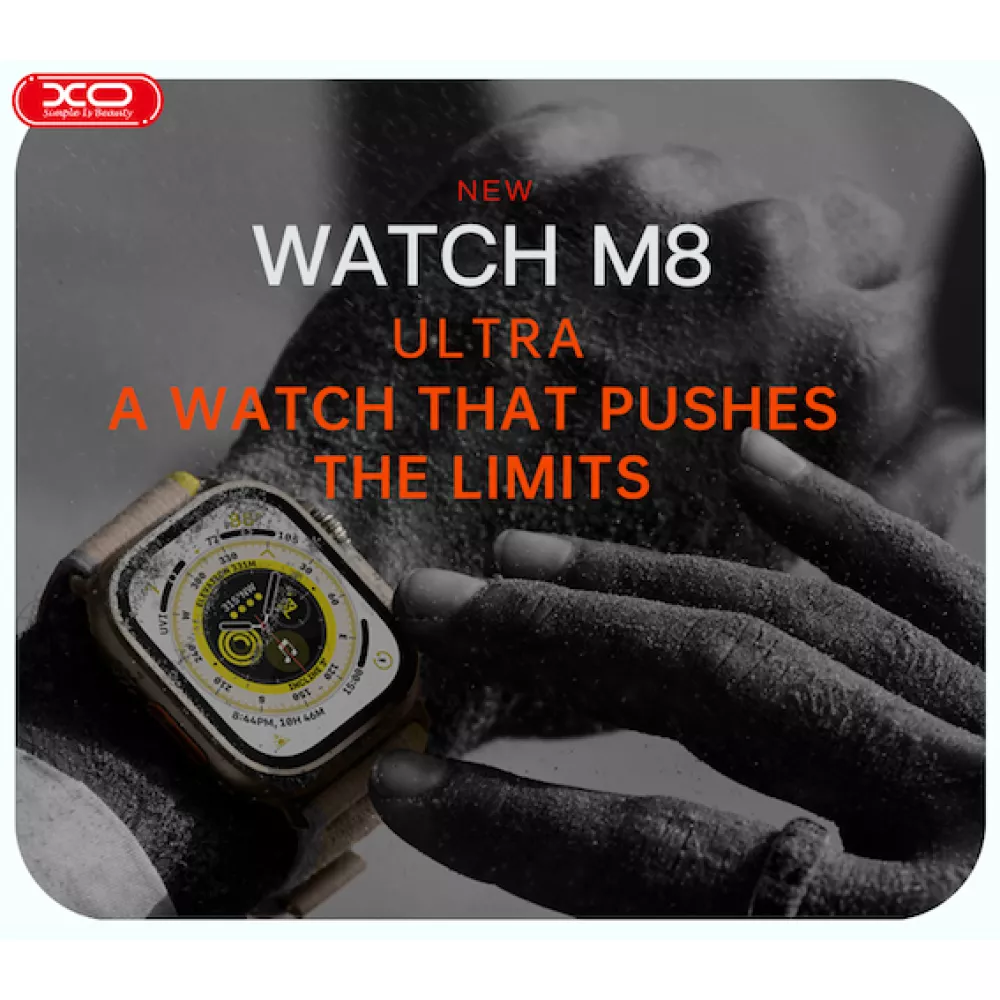  Смарт часовник XO - M8 Ultra - Черен