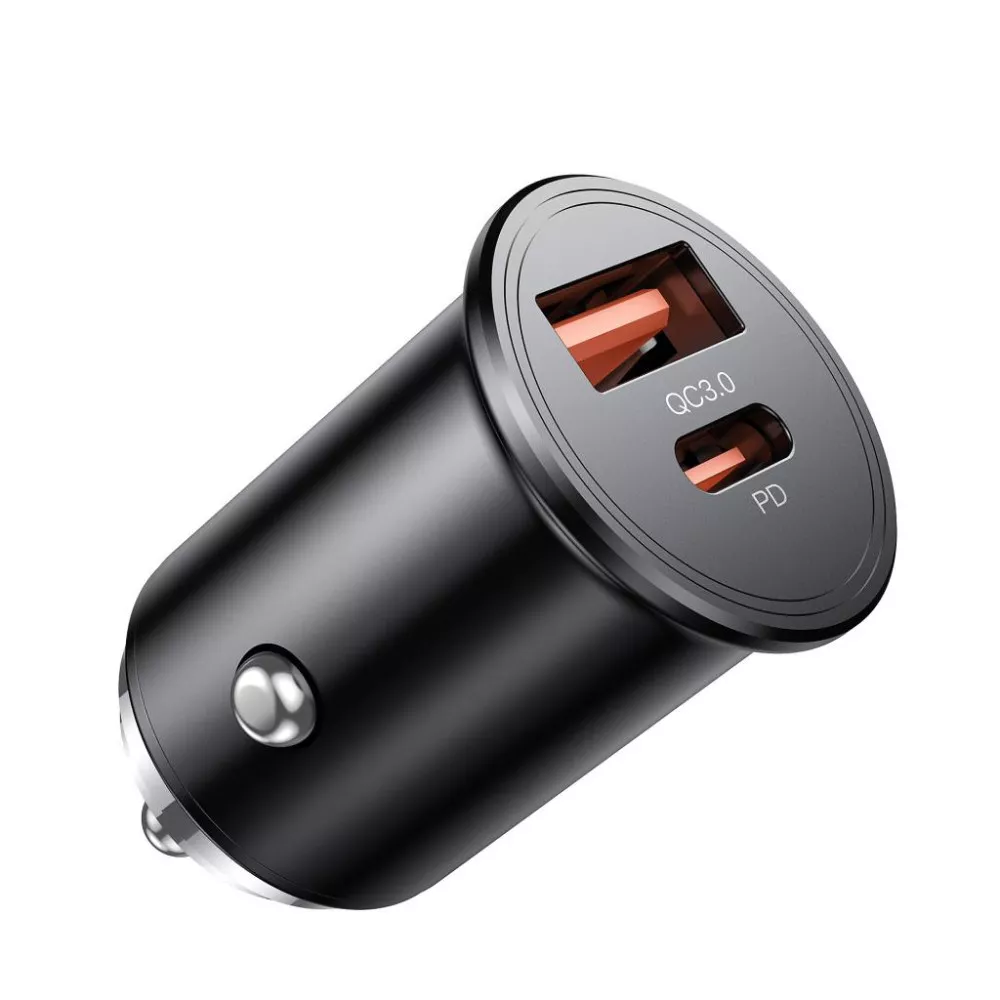 Зарядно за автомобил 12V XO - CC43 45W, USB-A, USB-C