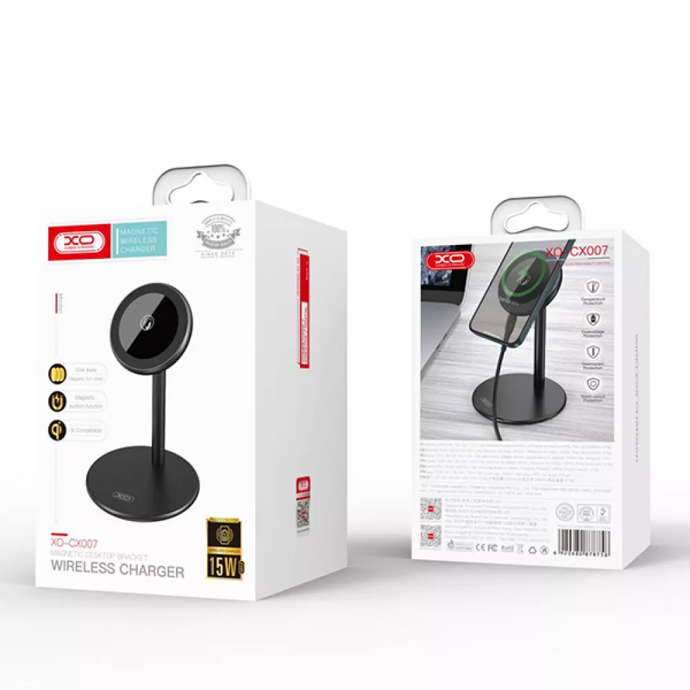 Безжично зарядно 220V XO - CX007, 15W