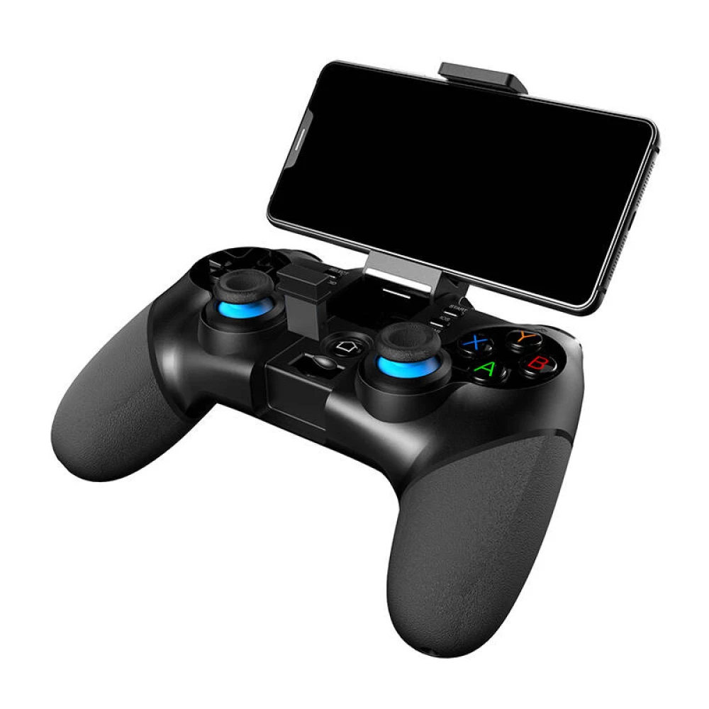 Bluetooth джойстик със стойка за телефон iPega PG-9156 Wireless Gaming Controller IOS 13/Android HID/Wired:PS3,Windows 7/8/10, Nintendo Switch