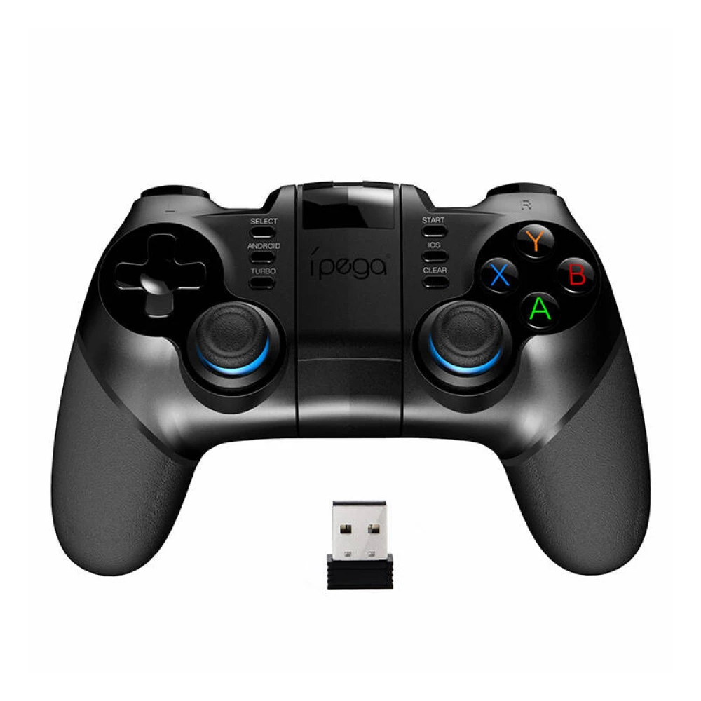 Bluetooth джойстик със стойка за телефон iPega PG-9156 Wireless Gaming Controller IOS 13/Android HID/Wired:PS3,Windows 7/8/10, Nintendo Switch