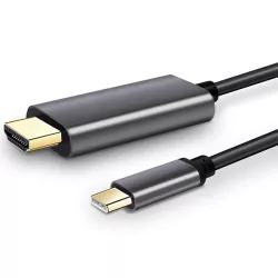 Кабел HD 4K  Type-C към HDMI, 30Hz, 1.8 метра