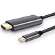Кабел HD 4K  Type-C към HDMI, 30Hz, 1.8 метра