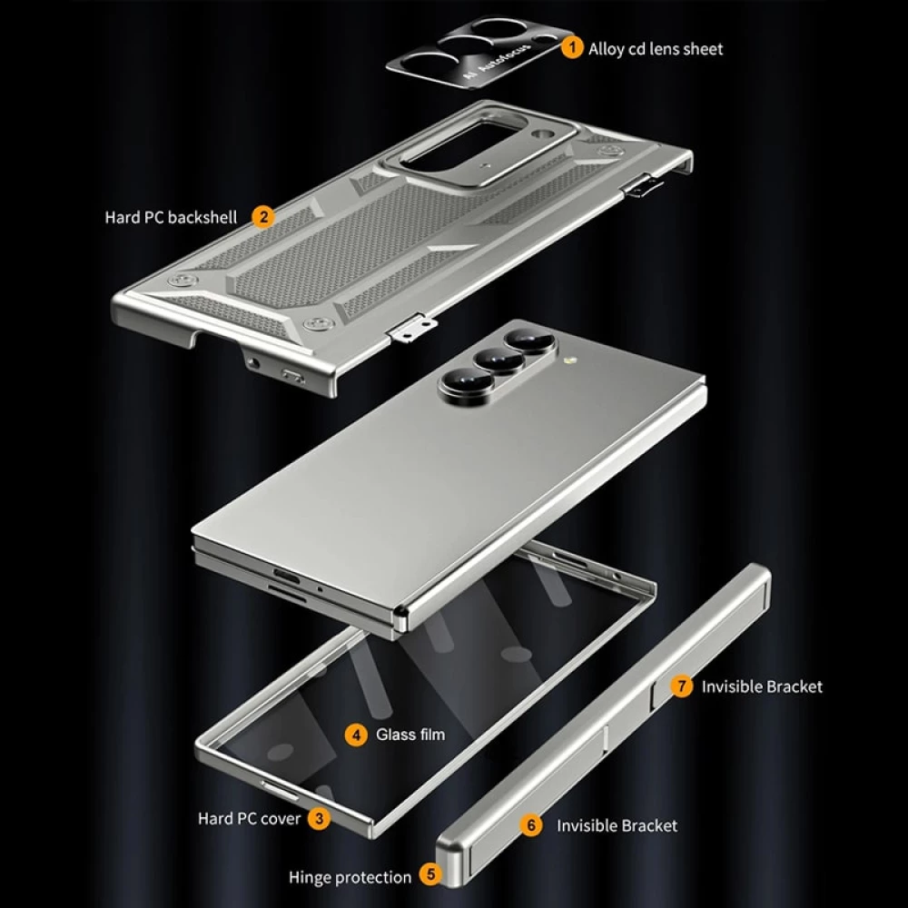 Калъф FW Full Body Iron Armor със стойка за Samsung Galaxy Z Fold 6 Калъф FW Full Body Iron Armor със стойка за Samsung Galaxy Z Fold 6