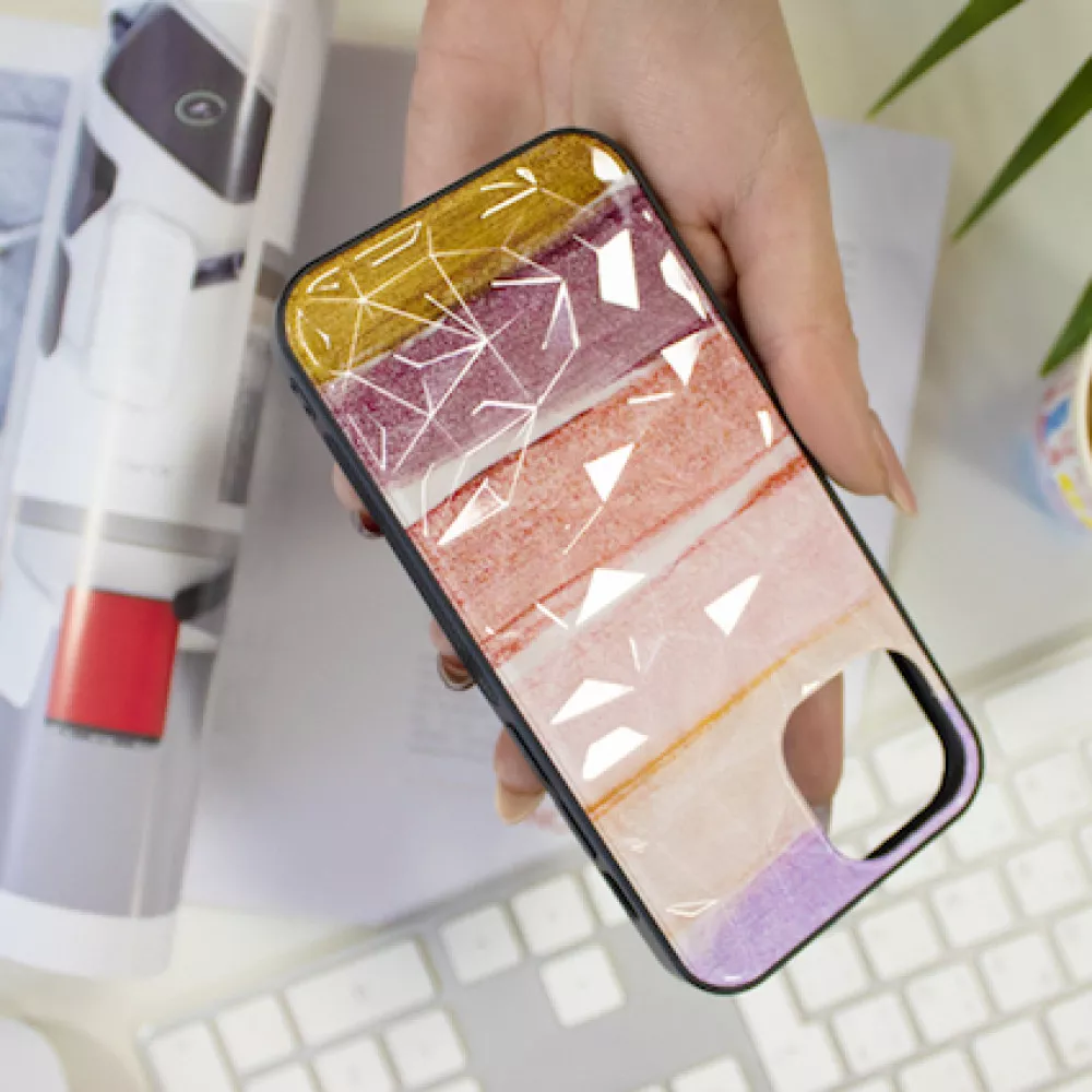 Стъклен калъф 3D Prism Palette за Apple iPhone 13 Pro