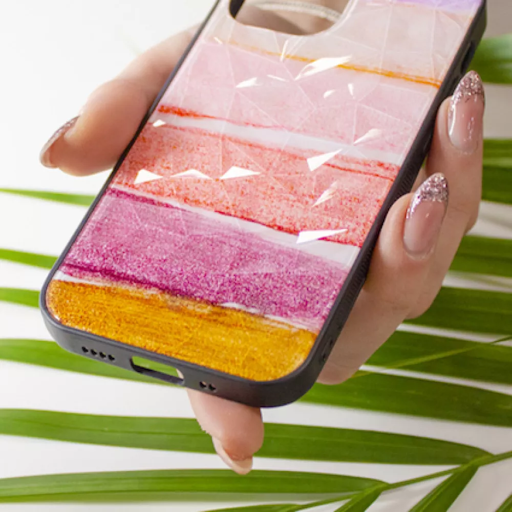 Стъклен калъф 3D Prism Palette за Apple iPhone 13 Pro