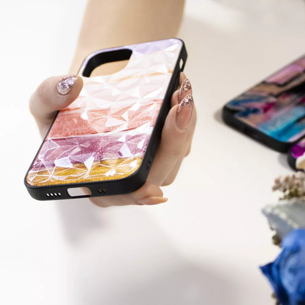 Стъклен калъф 3D Prism Palette за Apple iPhone 13 Pro