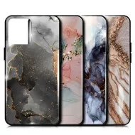 Стъклен калъф Marble Style за Apple iPhone 14 Pro