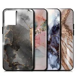 Стъклен калъф Marble Style за Samsung Galaxy S20