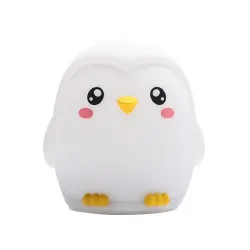 Нощна лампа Nimbo Silicone Penguin, TAP, 3-whites, USB