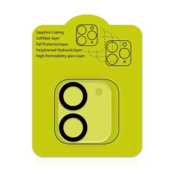 3D стъклен протектор за камера Apple iPhone 16 Plus, Прозрачен