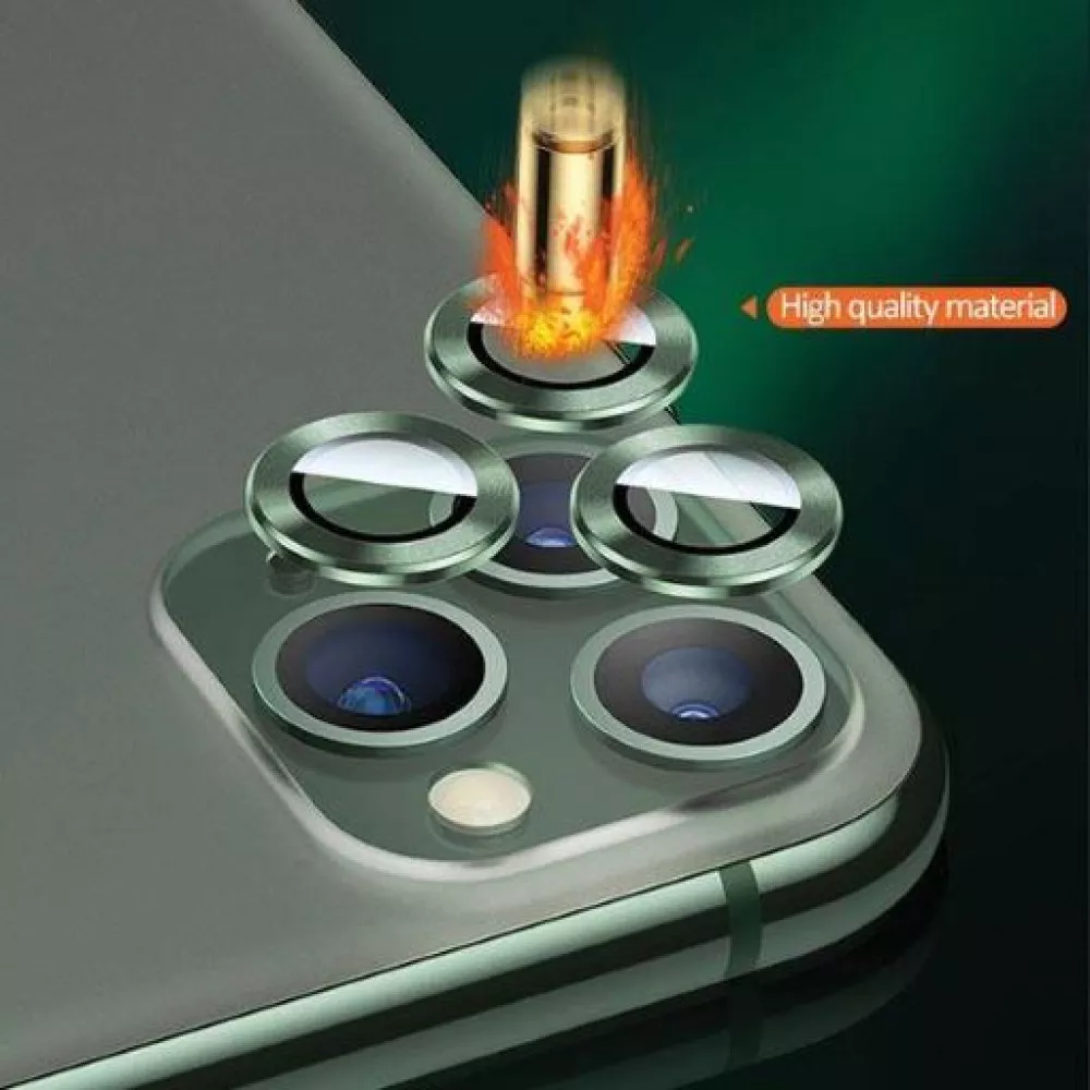 Метални лещи за камера Apple iPhone 15 Pro Max - сребърни