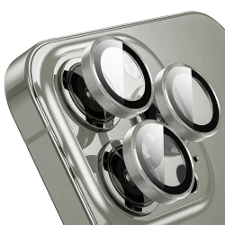 Метални лещи за камера Apple iPhone 15 Pro - титаниум