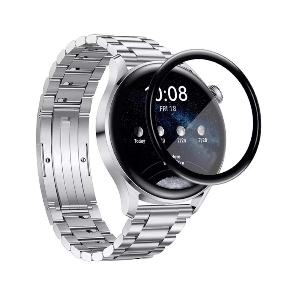 Стъклен протектор 3D за смарт часовник Huawei Watch 3 Pro 48мм 
