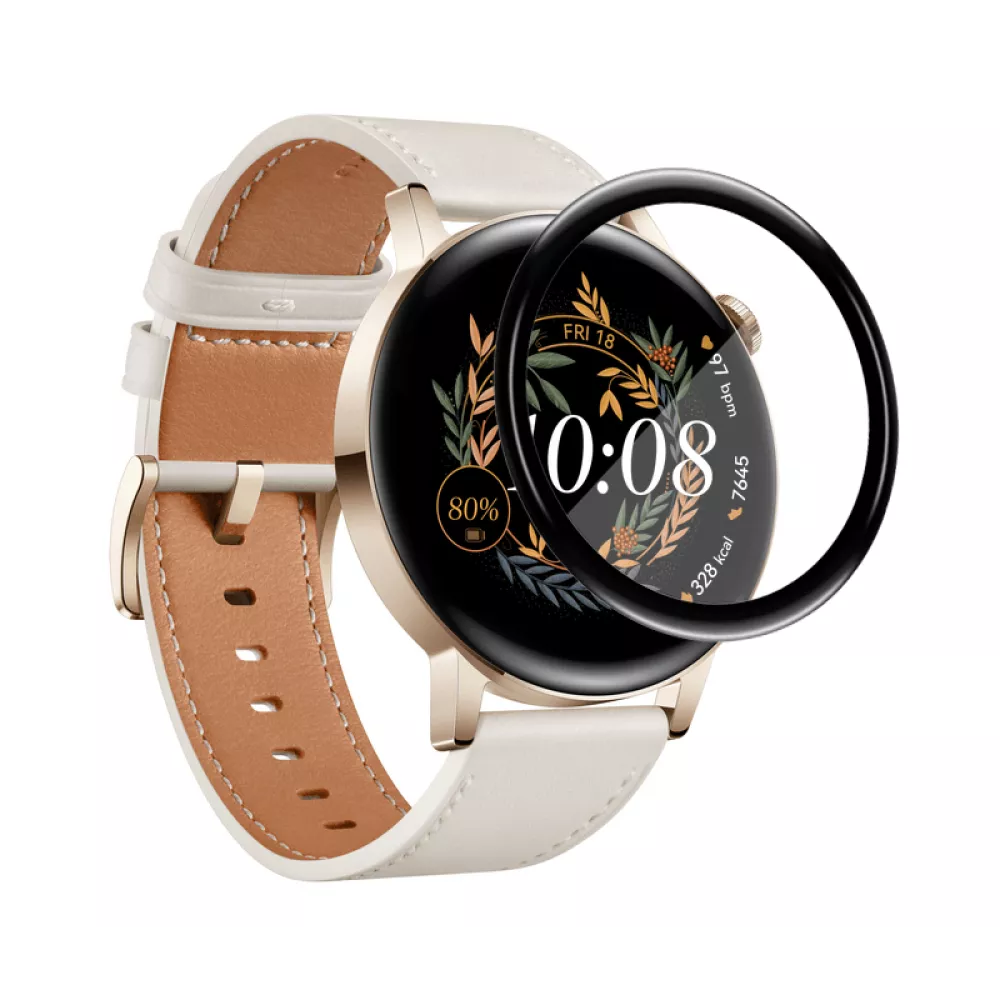 Стъклен протектор 3D за смарт часовник Huawei Watch GT3 42мм 