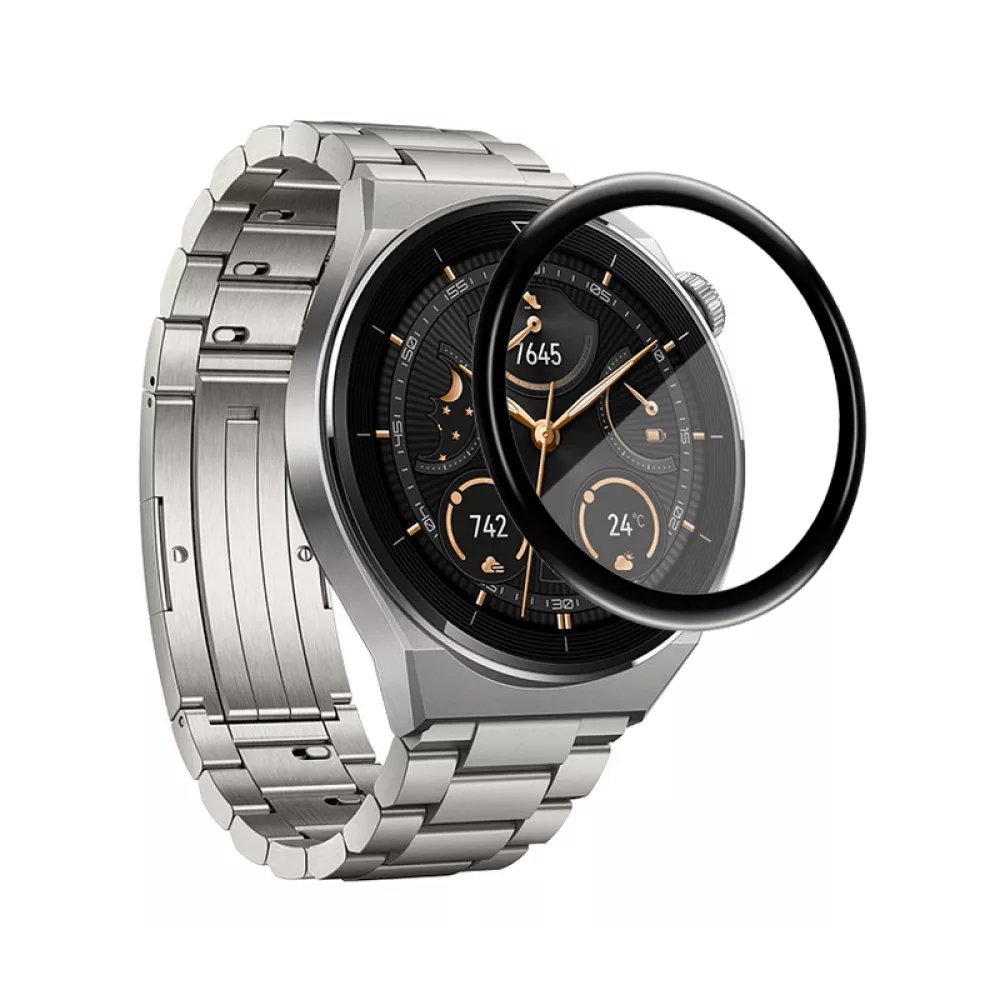 Стъклен протектор 3D за смарт часовник Huawei Watch GT3 Pro 46мм 