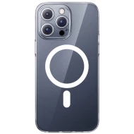 Калъф + стъклен протектор BASEUS Crystal MagSafe за Apple iPhone 15 Pro Max