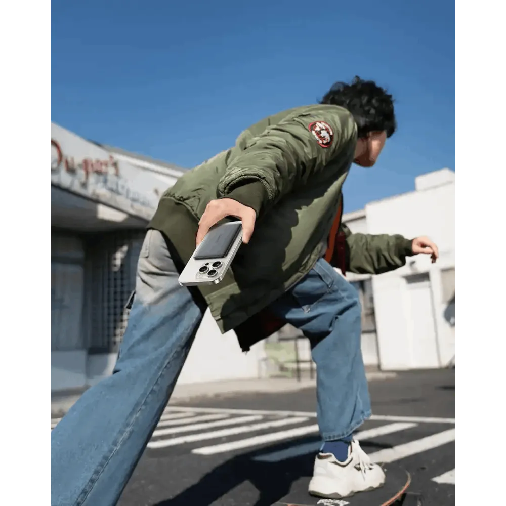 Безжична външна батерия BASEUS PicoGo AM41 Ultra-slim Magnetic - 5 000 mAh, 20W - (P1007680C123-00)