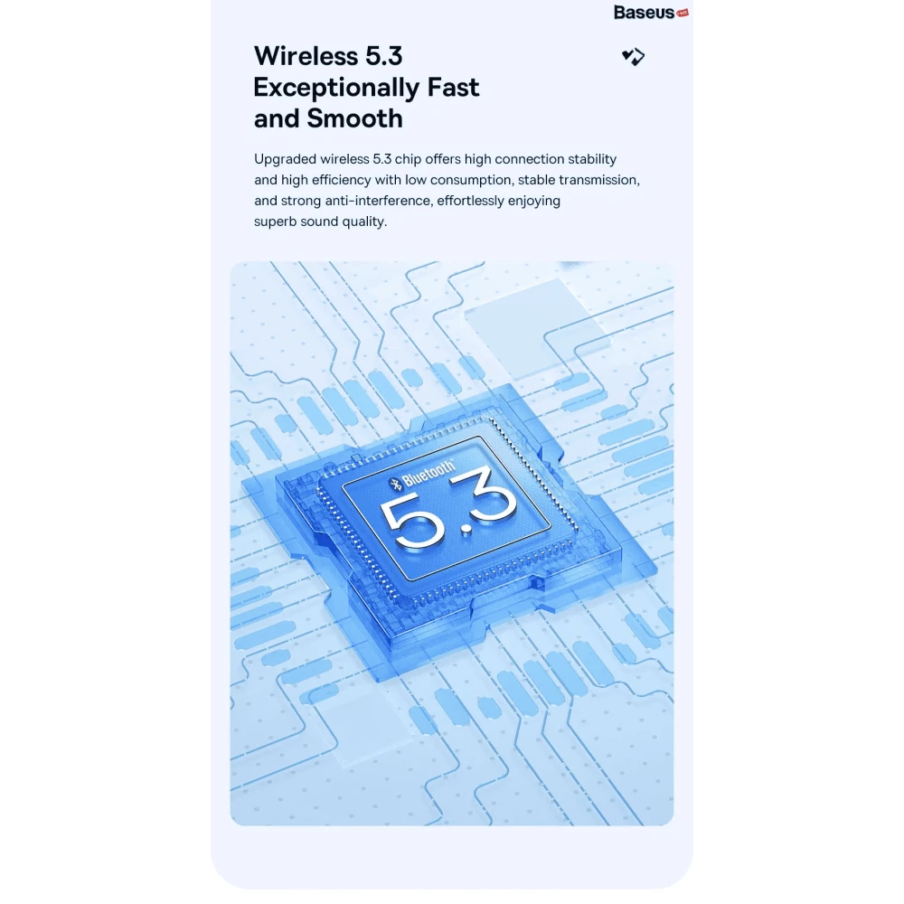 Слушалки BASEUS Bowie WM02 - (NGTW180302), TWS, с Bluetooth