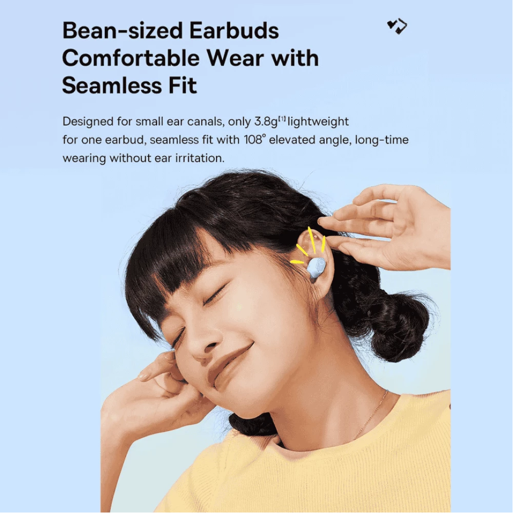 Слушалки BASEUS Bowie WM02 - (NGTW180302), TWS, с Bluetooth