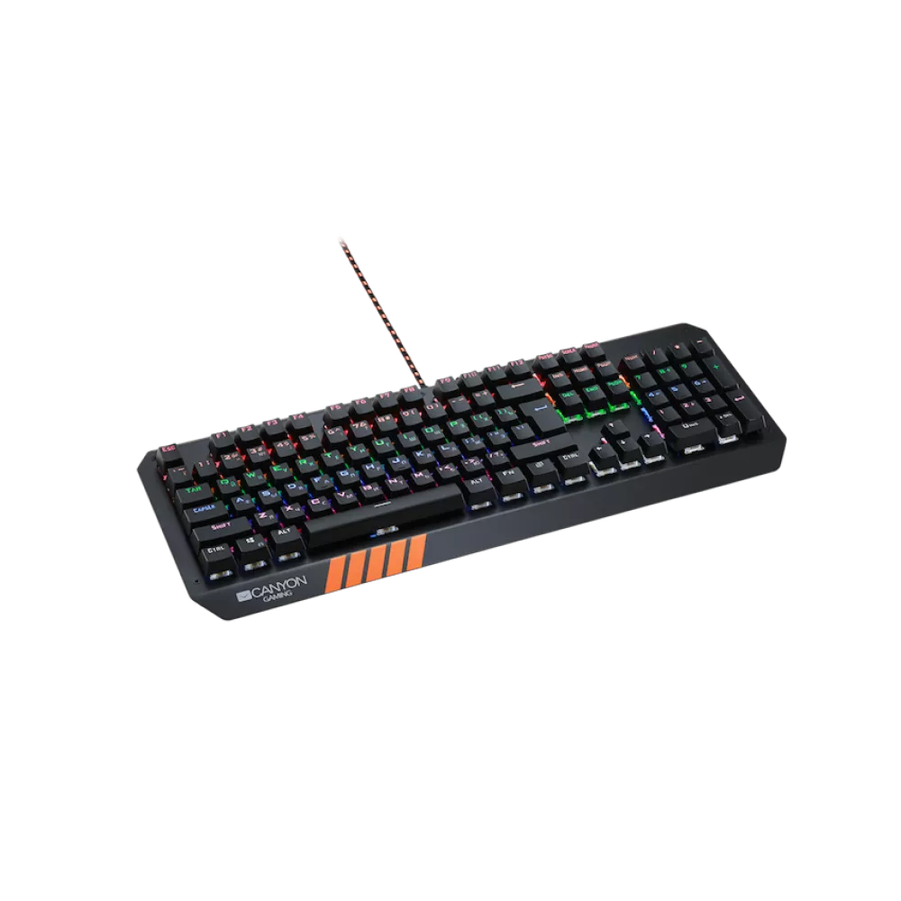 Геймърска клавиатура CANYON - Hazard GK-6 с LED подсветка
