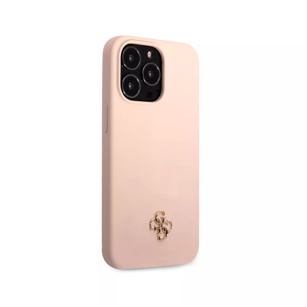 Калъф GUESS 4G Silicone Metal Logo за Apple iPhone 13 Pro