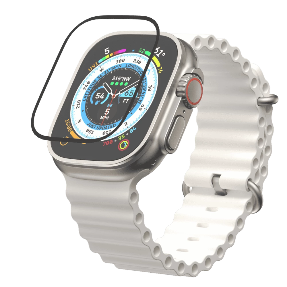 Стъклен протектор 3D за смарт часовник Apple iWatch Ultra 49мм 