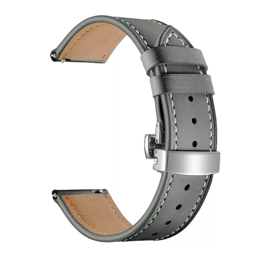 Кожена каишка за смарт часовник Huawei Watch 3 46мм - Leather Classic Buckle Strap