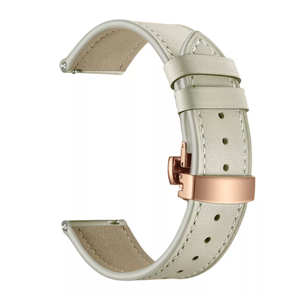 Кожена каишка за смарт часовник Huawei Watch 3 46мм - Leather Classic Buckle Strap