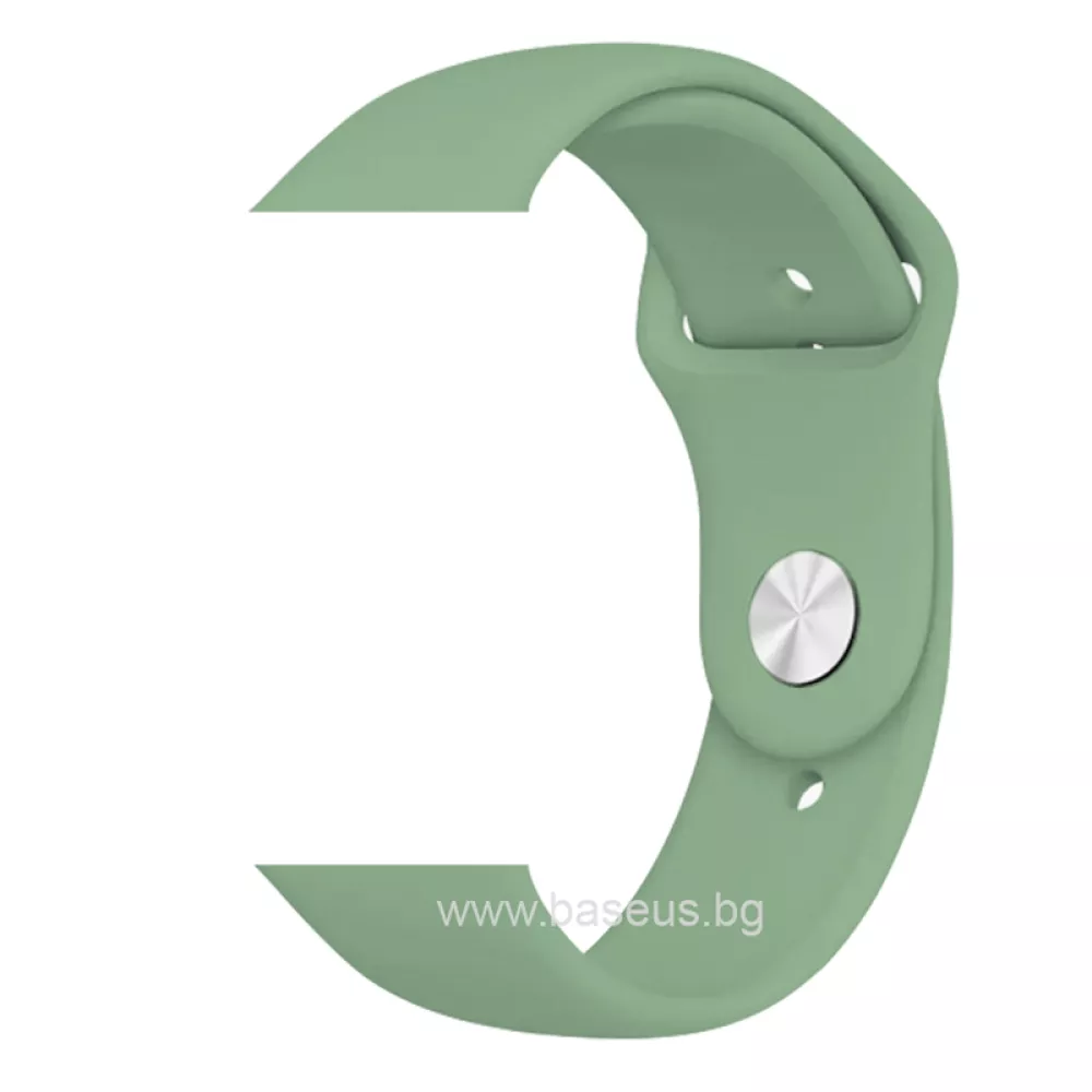 Силиконова каишка за смарт часовник Apple iWatch SE2 40мм S/M - Silicon Simple Strap