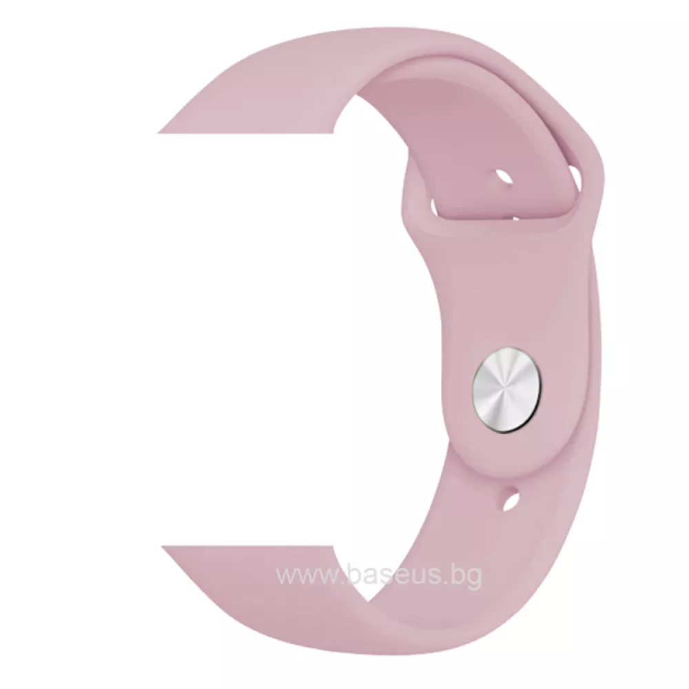 Силиконова каишка за смарт часовник Apple iWatch SE2 40мм S/M - Silicon Simple Strap