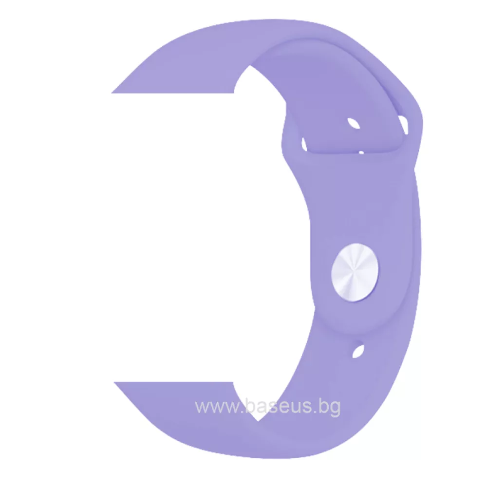 Силиконова каишка за смарт часовник Apple iWatch SE2 40мм S/M - Silicon Simple Strap