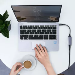 Преходник UGREEN от Type-C към RJ45