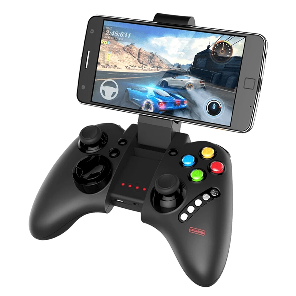 Bluetooth джойстик със стойка за телефон iPega 9021S Bluetooth Controller IOS/Android/TV/PC/PS3